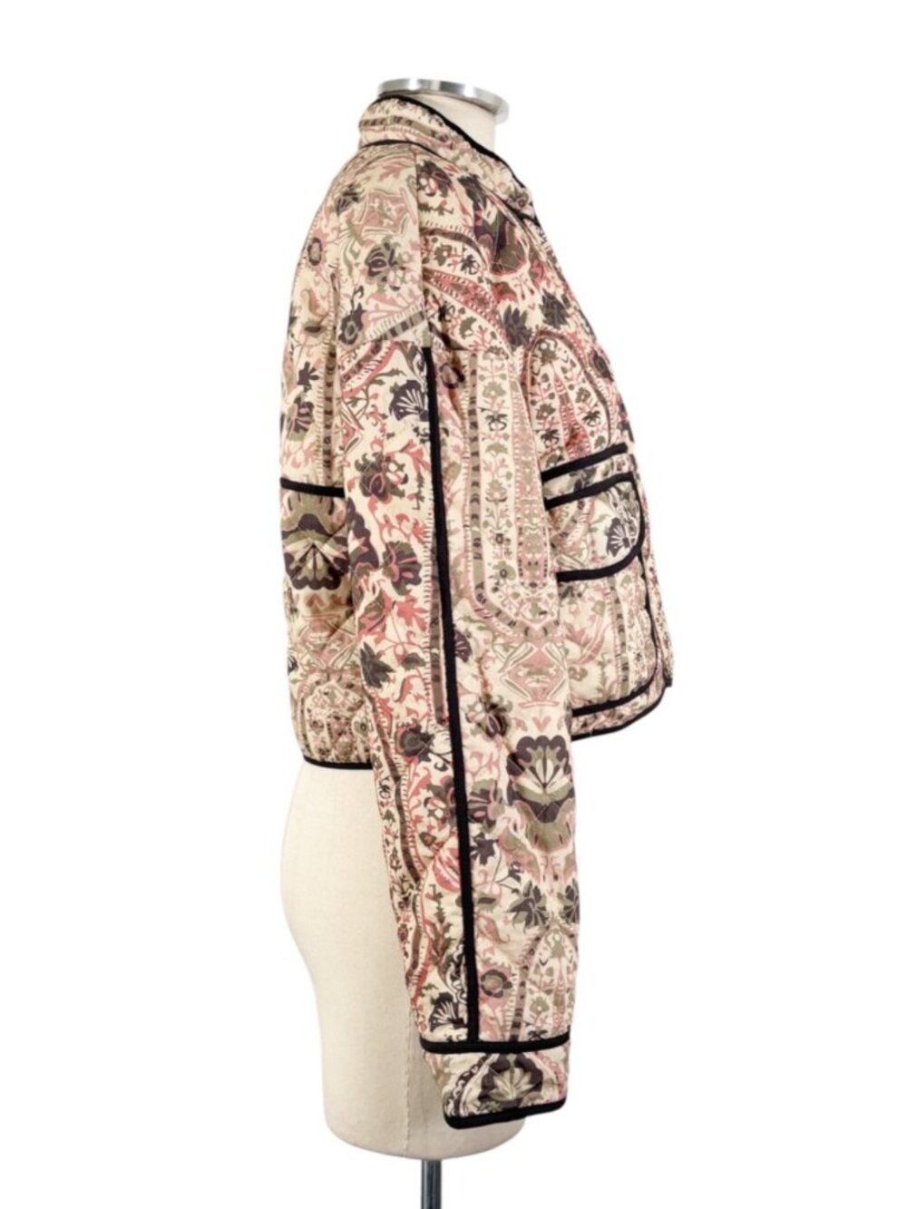 NEW 7 For All Mankind Quilted Crop Jacket Size Medium - Picture 3 of 12